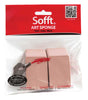 Panpastel Sofft Art Sponges -- Sofft Angle Slice - Flat pkg(2)