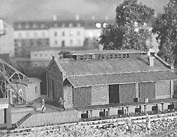 Freight Depot w/Crane