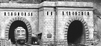 Double Track Tunnel Portal -- Simplon North Side