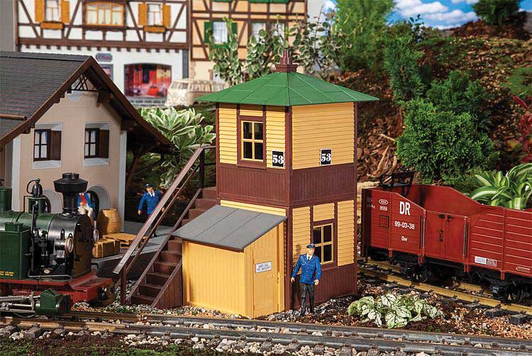 North American-Style Signal Interlocking Tower -- Kit - 10-1/4 x 7-7/8 x 11-13/16"  26 x 20 x 30cm