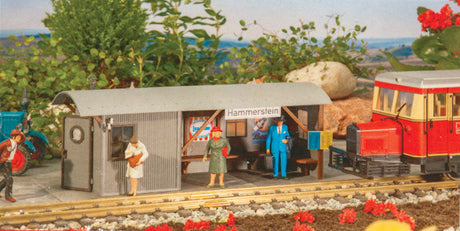 Hammerstein Halt Station Platform -- Kit - 12-11/16 x 5-1/2 x 5-1/8"  32.5 x 14 x 13cm