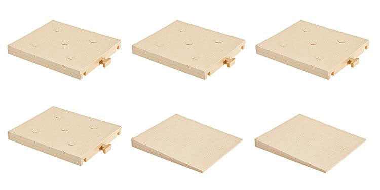 Platform Sections -- 47-3/8 x 6-13/16 x 7/8"  120 x 17 x 2cm