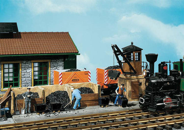 Small Coaling Station -- 2-7/8 x 16-13/16 x 9-3/16"  7.2 x 17 x 23cm