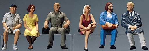 Pedestrians -- Sitting Persons I pkg(6)