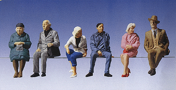 Pedestrians -- Sitting Persons II pkg(6)