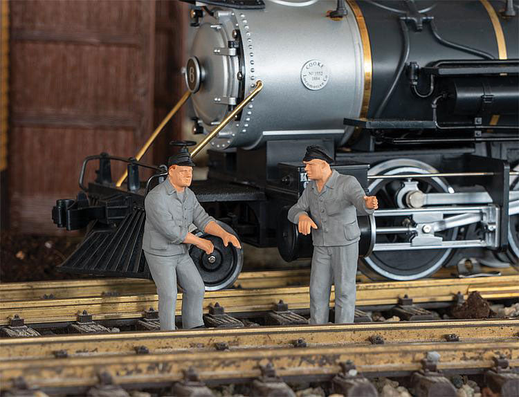 Engineer and Fireman -- Gray Uniforms pkg(2)