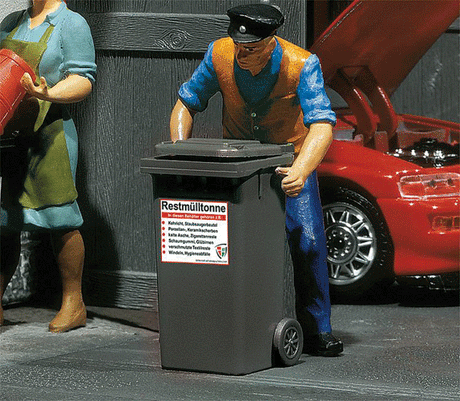 Garbage Bins -- Gray pkg(2)