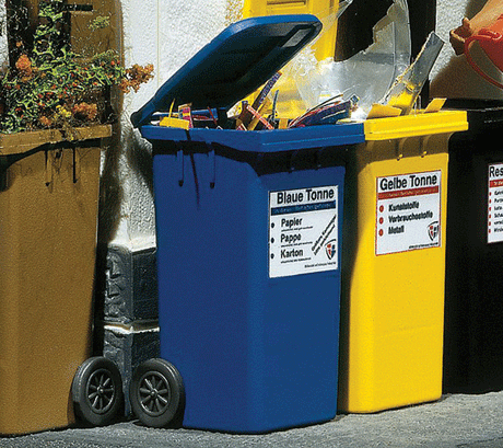 Garbage Bins -- Blue pkg(2)