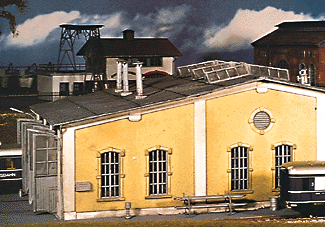 Freilassing Railroad Car Shop -- 7 x 28"  17.5 x 70cm