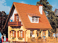 Dwelling House w/Terrace -- 19-3/16 x 13-1/2 x 13-7/8"  48.5 x 34 x 35cm