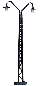 Yard Mast w/2 Lights