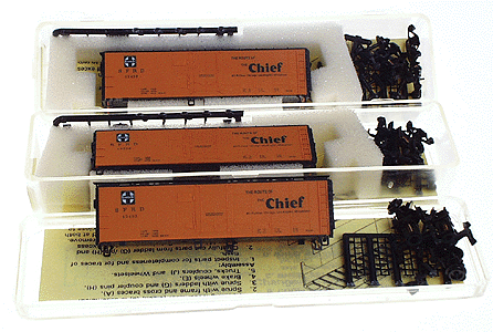 40' Reefer 3-Pack -- Santa Fe "Chief"