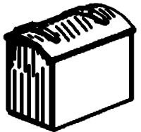 Marker Light Hold Box -- Southern Pacific Tender