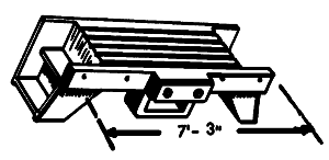 Four-Wheel Cab End Platform -- Colorado & Southern