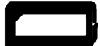 Rectangular DRGW Type Numberplate for Smokebox (Blank) Brass Casting pkg(2)
