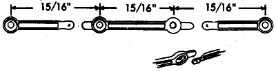 Side Rod Set -- Mountain-Type Locomotive