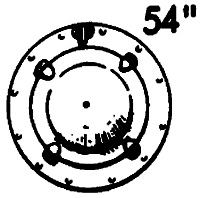 54" Smokebox Front -- Pennsylvania Railroad