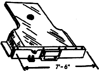 Rear End Sill -- Alco 14-Wheel Tender