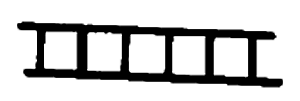 Ladder Strips -- 4" Length