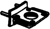 Headlight Bracket -- Smokebox Door Mount (plastic)