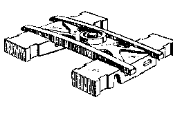 Bolsters -- For Tender Trucks #3197
