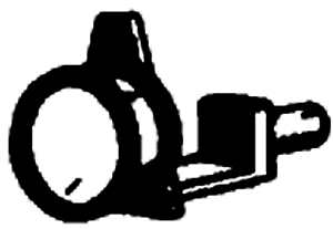 Gauge w/Bracket -- Single Pressure, Common Standard