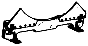 Bracket w/Boiler Support -- Valve Gear