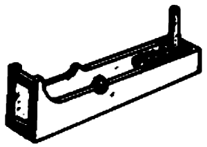 Walschaerts Valve Gear Frame -- With Reverse Arm