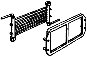 After Cooler w/Radiator Frame & Screen -- Westinghouse