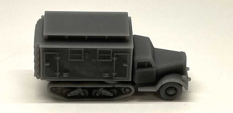 Half-Track Ambulance - Kit -- With Open Door Unpainted Cast Resin-1