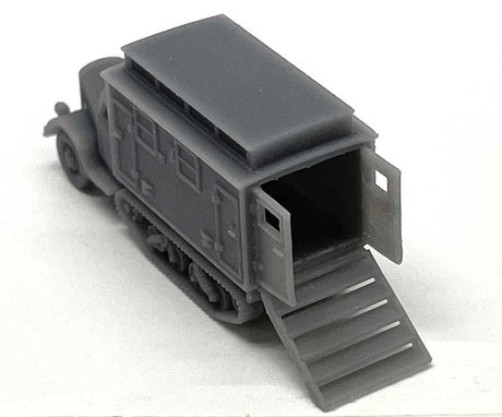 Half-Track Ambulance - Kit -- With Open Door Unpainted Cast Resin-3