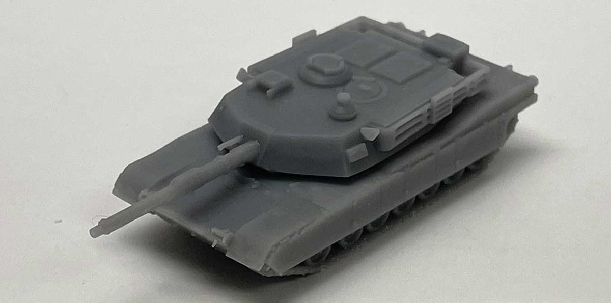 M1A2 Abrams (Modern Tank) - 3-D Printed Kit-1