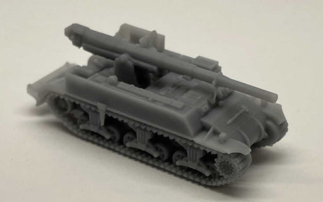 M12 Gun Motor Carriage - 3-D Printed Kit -- With Open Steps-1