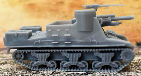 M7 Priest Self Propelled Gun -- Unpainted 3-D Print-1
