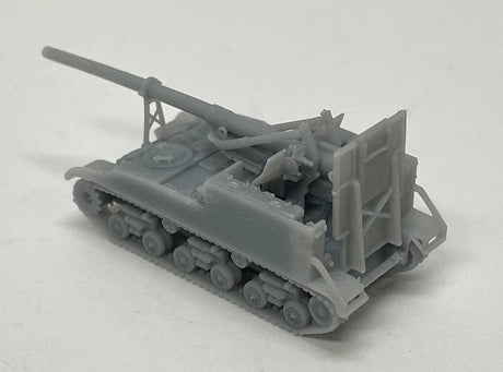 M-40 155 mm Howitzer (Gun Motor Carriage) -- Unpainted 3D Print-3
