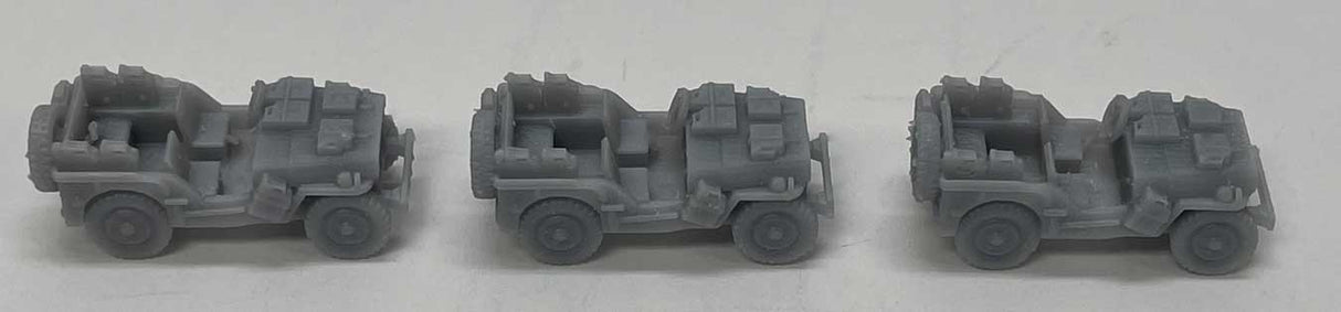 WWII Willys Jeep with Gerry Cans - 3-D Printed Kit -- Unpainted pkg(3)-2