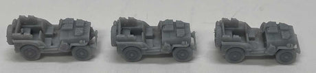 WWII Willys Jeep with Gerry Cans - 3-D Printed Kit -- Unpainted pkg(3)-2