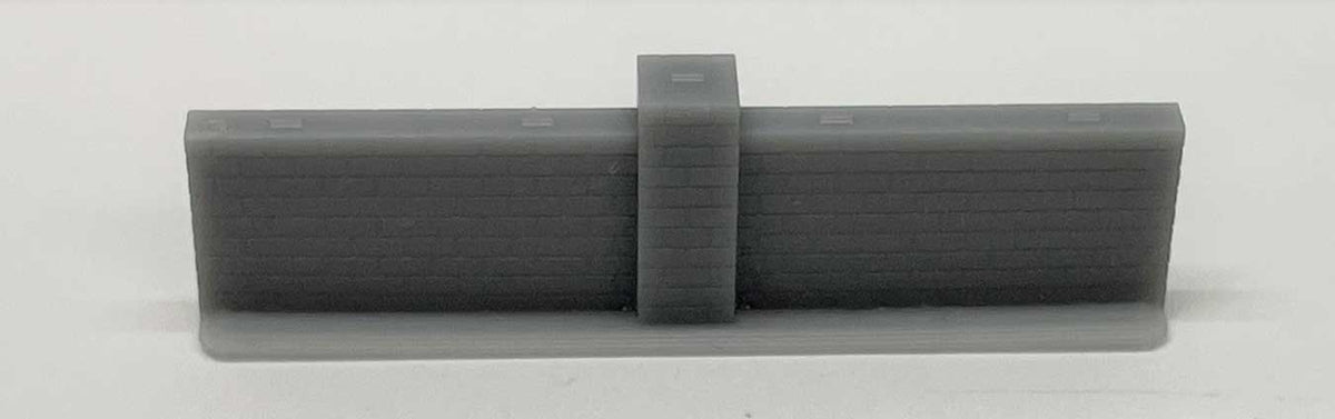 Full Wall - 3D Printed Kit -- Scale 24' Long, 7' Tall, Unpainted