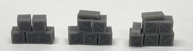 Crate Stack Assortment -- Undecorated 1 Each of 3 Styles