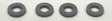 Single Tire - 3-D Printed Kit -- pkg(4)