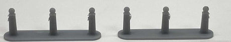 1930s - 1940s Gas Pump Islands - Kit -- Unpainted Cast Resin pkg(2)