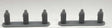 1950s - 1960s Gas Pump Islands - Kit -- Unpainted Cast Resin pkg(2)