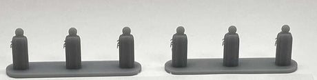 1950s - 1960s Gas Pump Islands - Kit -- Unpainted Cast Resin pkg(2)