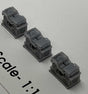 Jeeps Stacked for Transport -- Unpainted 3-D Print pkg(3)-1