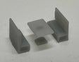 4' Booth and Table Set -- Unpainted 3D Print - 4 Booths and 2 Tables