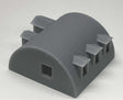 Quonset Hut Office with Glass - 3-D Printed -- Kit-1