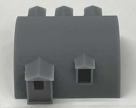 Quonset Hut Office with Glass - 3-D Printed -- Kit-2