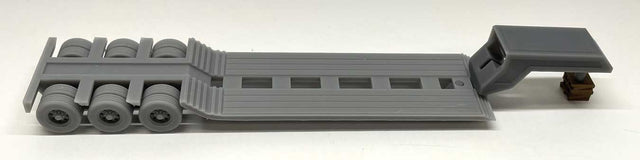 Lowboy Trailer with Hitch - Kit -- Undecorated