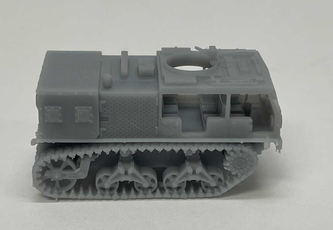 Half-Track - Resin Kit -- Empty (undecorated)