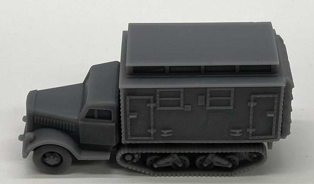 Half-Track Ambulance - Kit -- With Closed Door Unpainted Cast Resin